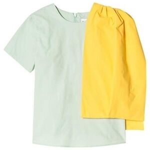 Wolf & Rita | Pistachio and Yellow Adelia Blouse